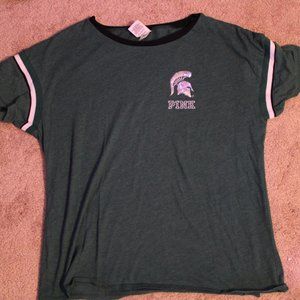 Victoria Secret Pink Michigan State Shirt